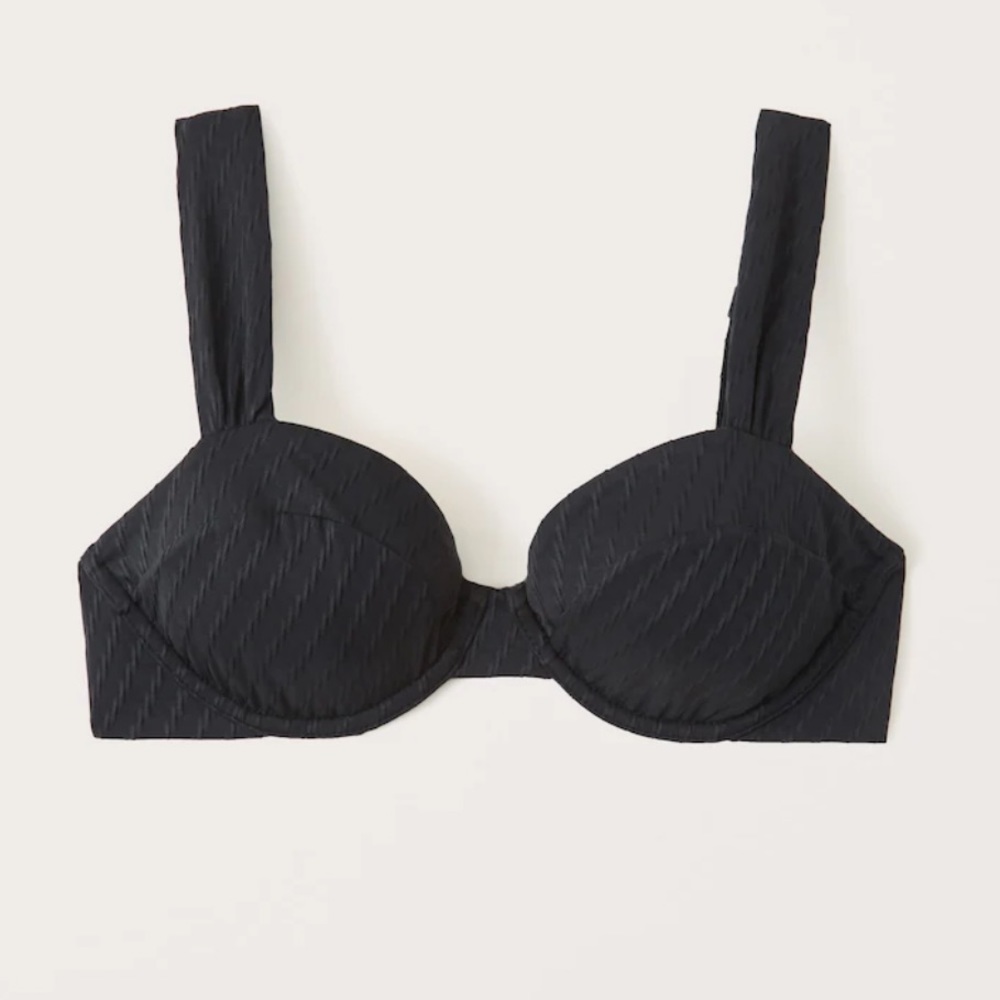 A&F wide strap bikini top